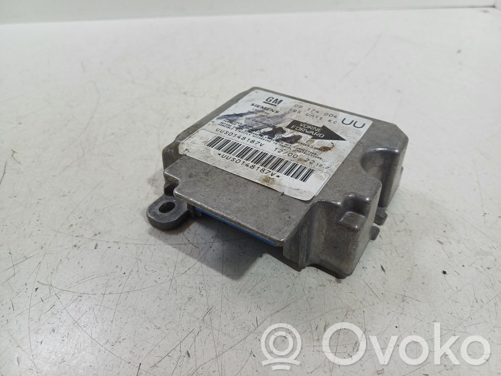 Opel Astra G Airbag control unit/module 