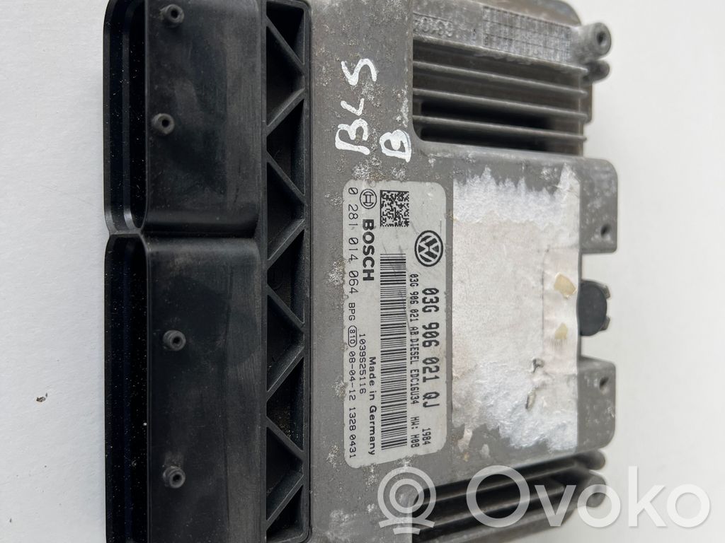 Engine control unit/module   03G906021QJ,1039S25116,03G906021AB,0281014064