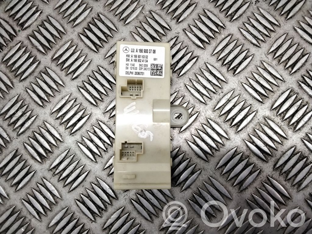 Mercedes-Benz ML W166 Sterownik / Moduł elektrycznej klapy tylnej / bagażnika 