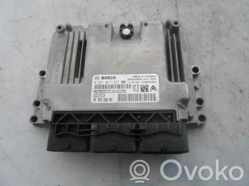 Engine control unit/module   9676833080,0281017337,BOSCH