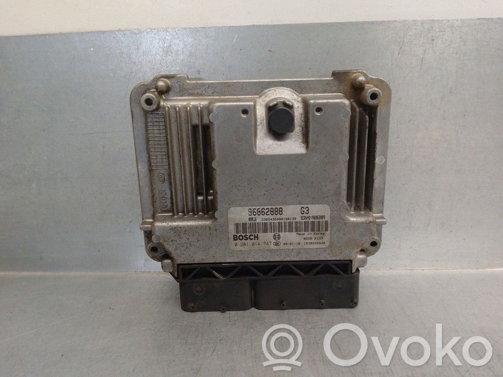 Engine control unit/module   96862888,0281014474,BOSCH