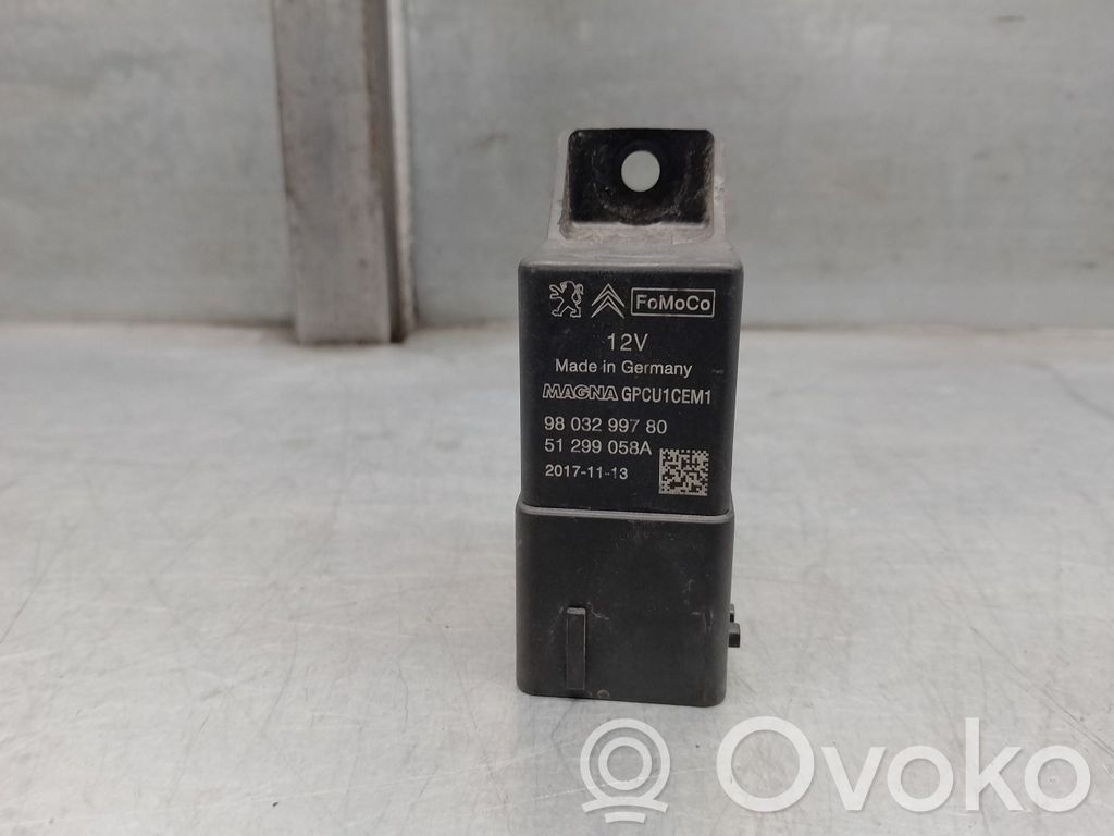 Opel Grandland X Glow plug pre-heat relay 
