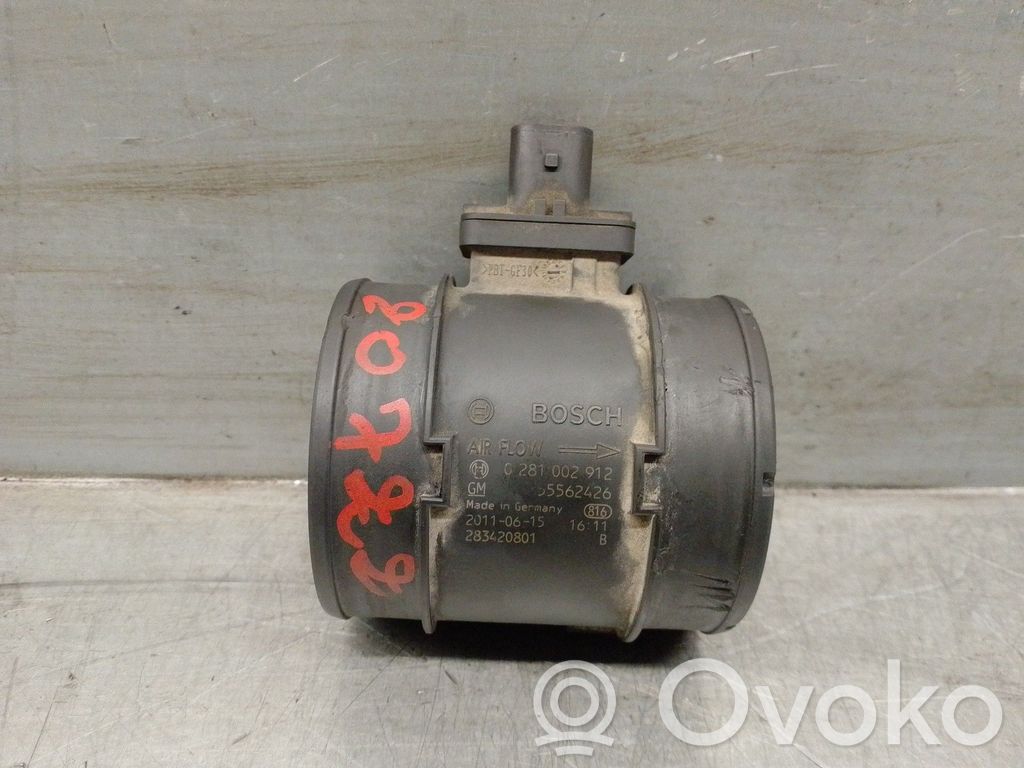 BMW 1 E81 E87 Mass air flow meter 