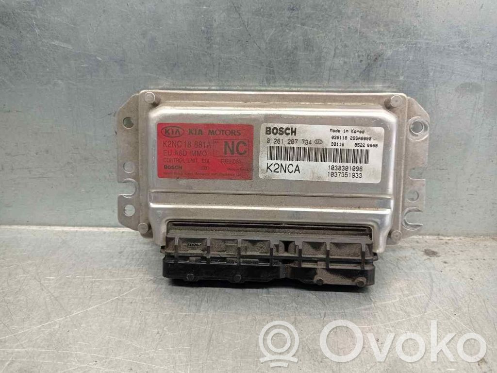 Engine control unit/module   K2NC18881A,0261207734,BOSCH
