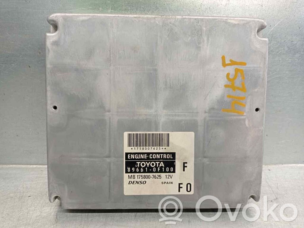 Toyota Corolla Verso E121 Engine control unit/module 
