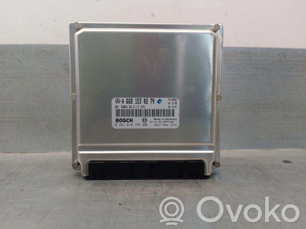 Mercedes-Benz A W168 Sterownik / Moduł ECU 