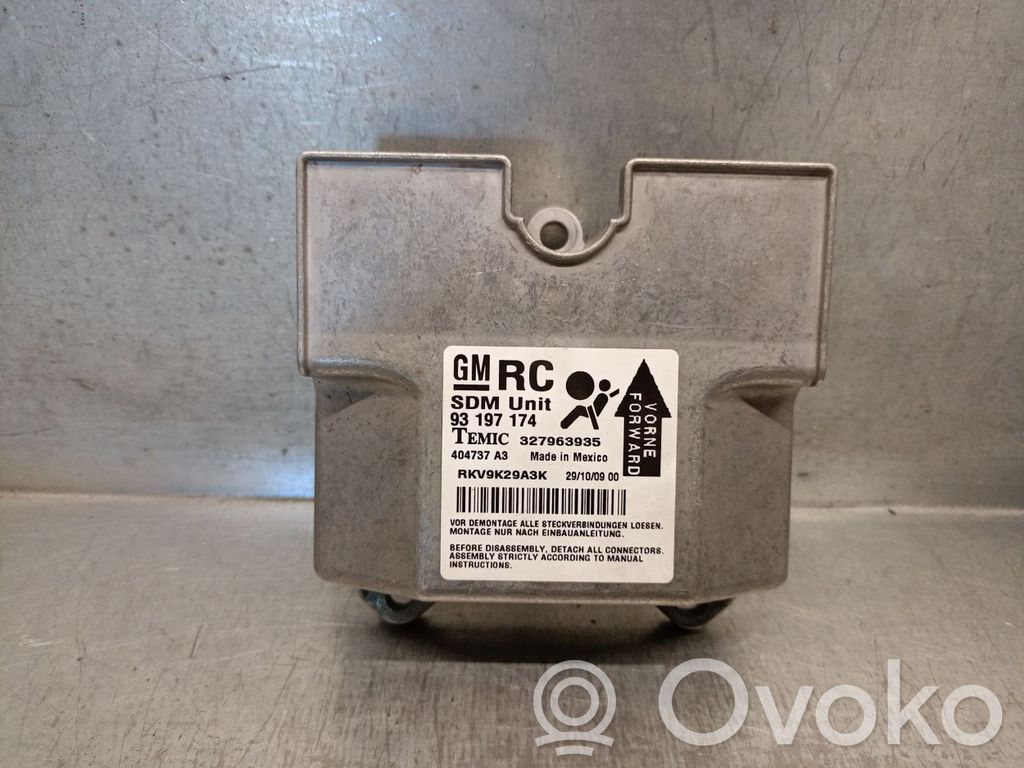 Opel Astra G Centralina/modulo airbag