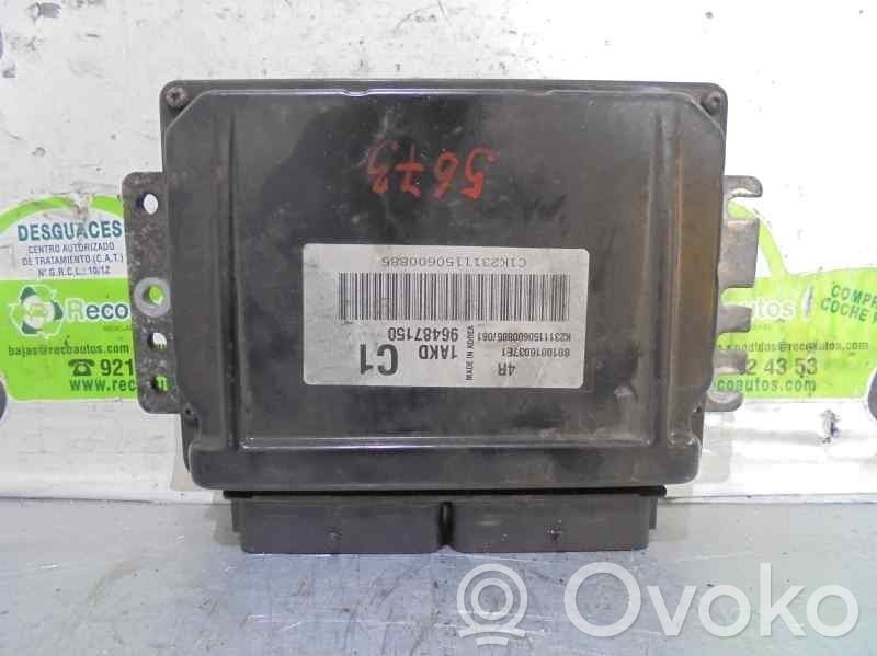 Engine control unit/module   96487150,S010016037E1