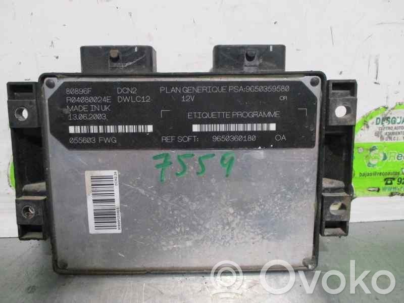 Citroen Berlingo Engine control unit/module 