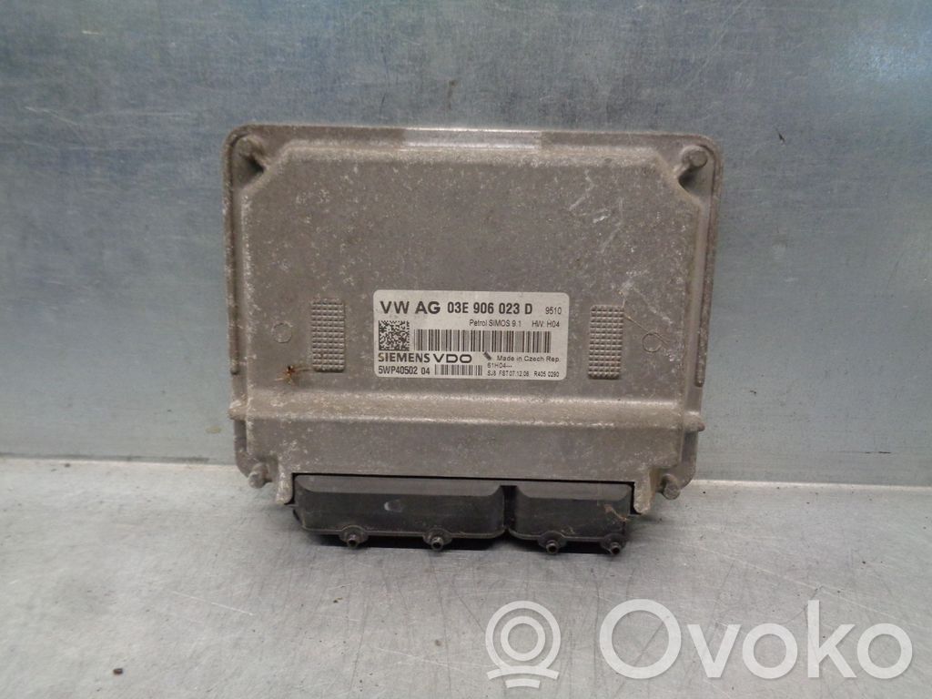 Engine control unit/module   03E906023D,5WP40502,SIEMENS