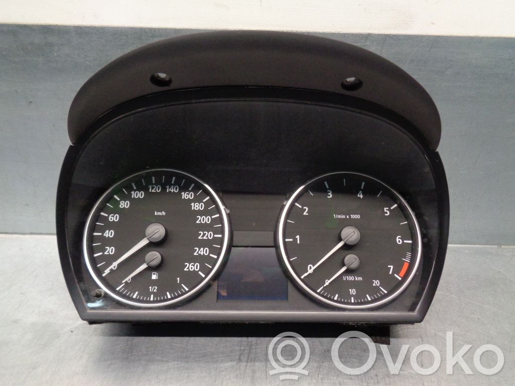 BMW 3 E90 E91 Tachimetro (quadro strumenti) 