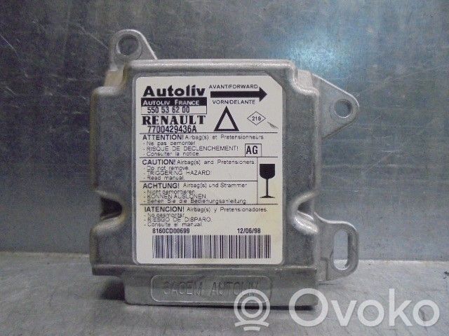 Renault Laguna I Unidad de control/módulo del Airbag