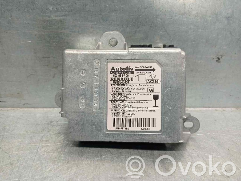 Renault Scenic I Centralina/modulo airbag 