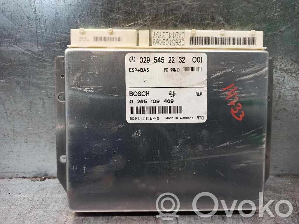 Mercedes-Benz E W210 Centralina scatola del differenziale