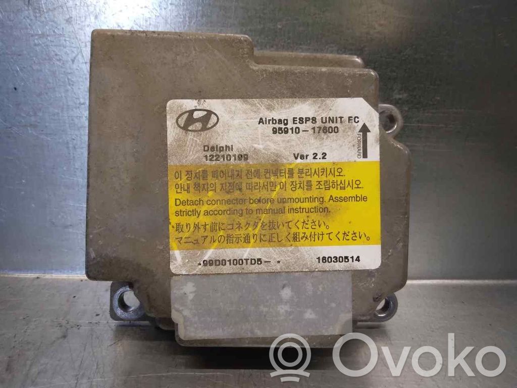 Hyundai Matrix Airbag control unit/module 