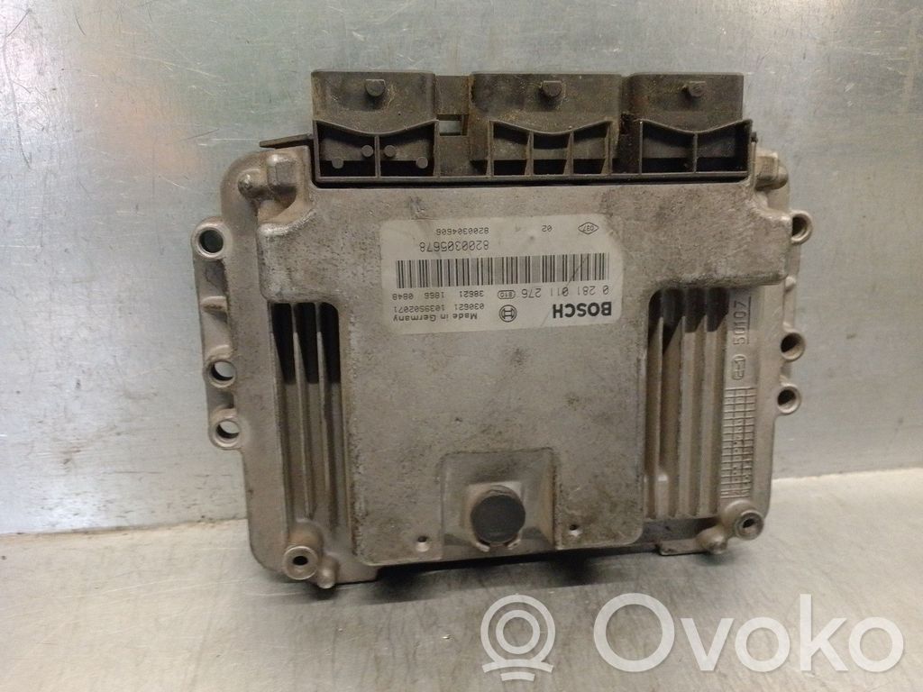 Engine control unit/module   8200305678,0281011276,BOSCH