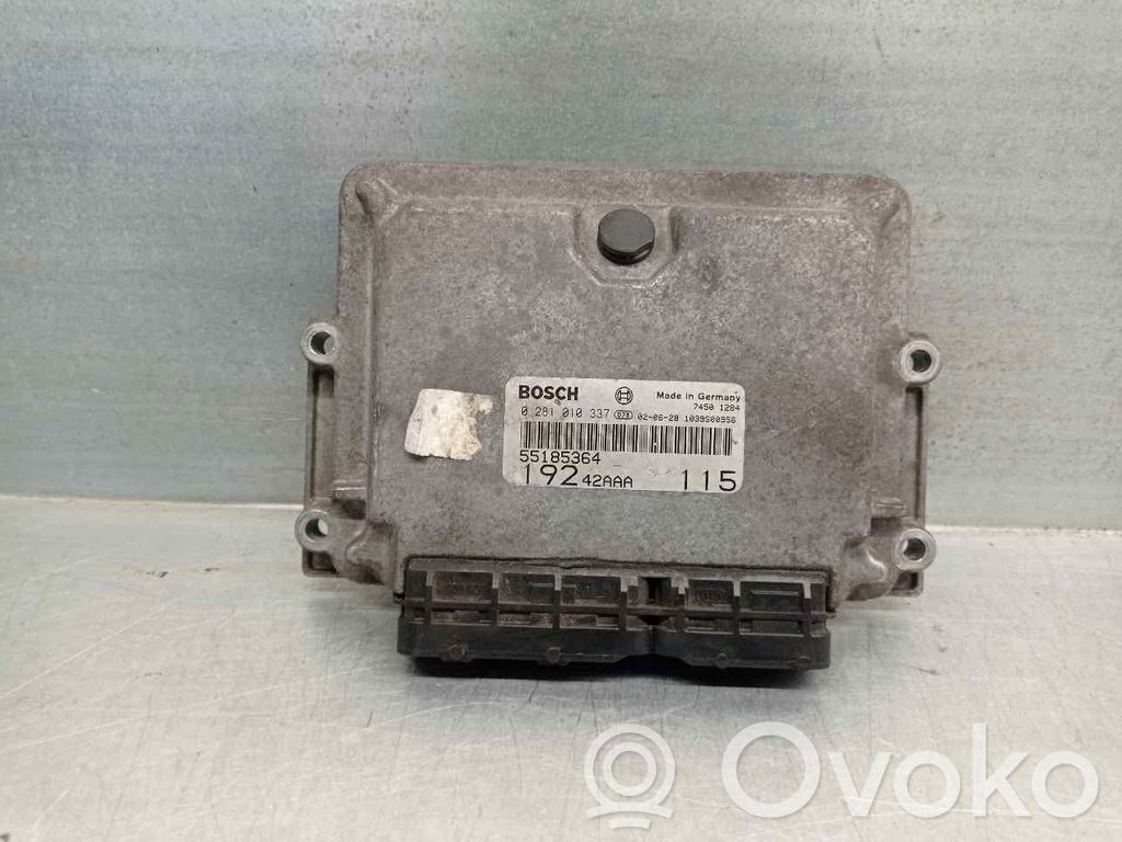 Centralina/modulo del motore   55185364,0281010337,BOSCH