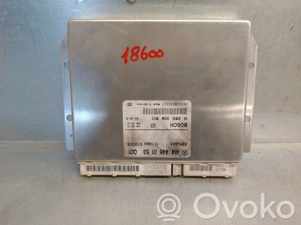 Mercedes-Benz Vaneo W414 Centralina/modulo airbag 