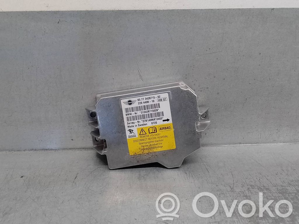 Mini Cooper Hatch Hardtop Airbag control unit/module 