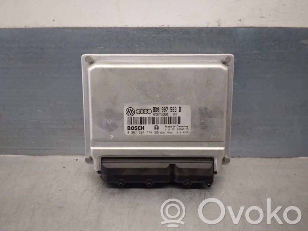 Engine control unit/module   8D0907558B,0261204774,BOSCH