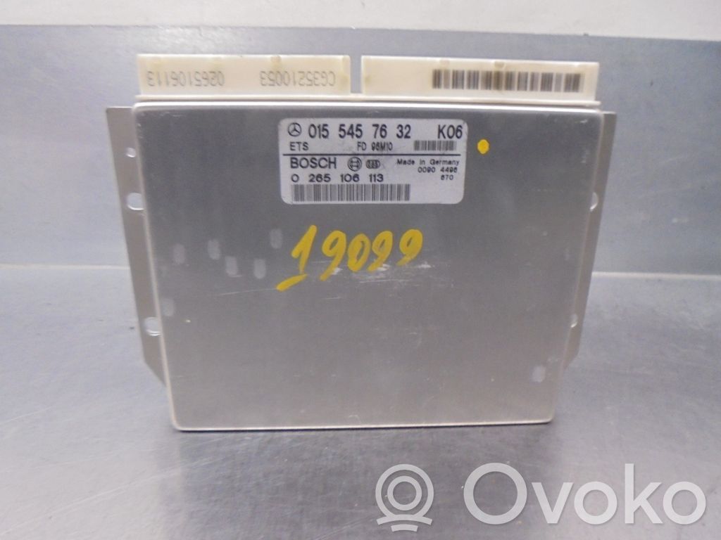 Centralina/modulo ABS   0155457632,0265106113,BOSCH