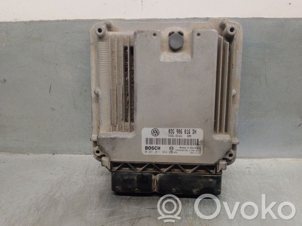 Engine control unit/module   03G906016DH,0281011864,BOSCH