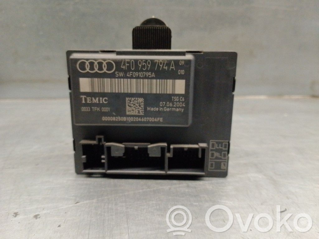 Audi A6 S6 C6 4F Unidad de control de puerta 