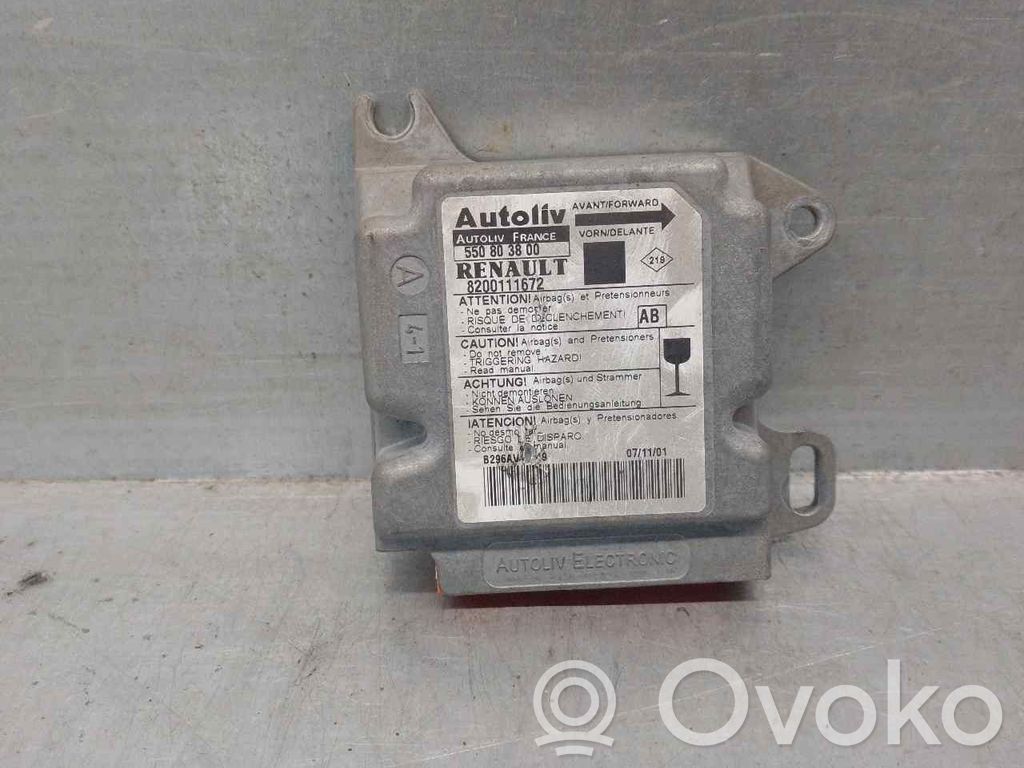 Renault Scenic I Centralina/modulo airbag 
