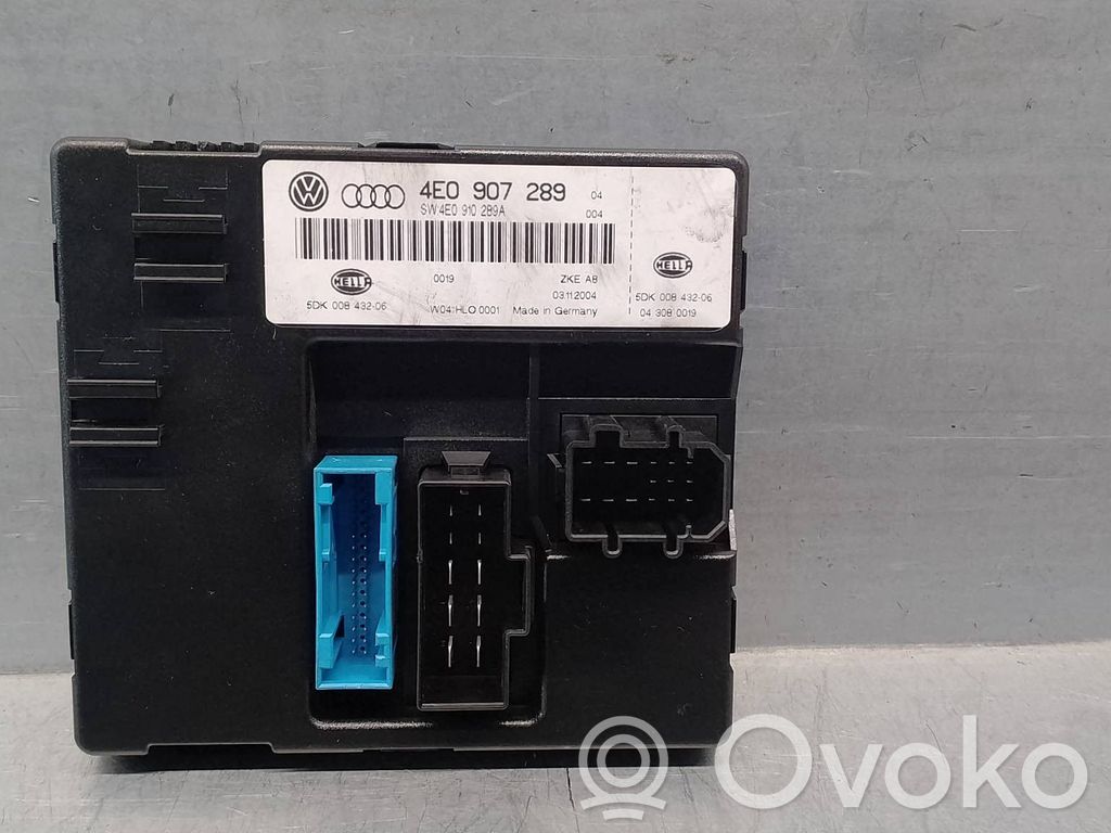 Mukavuusmoduuli   4E0907289,5DK00843206,HELLA