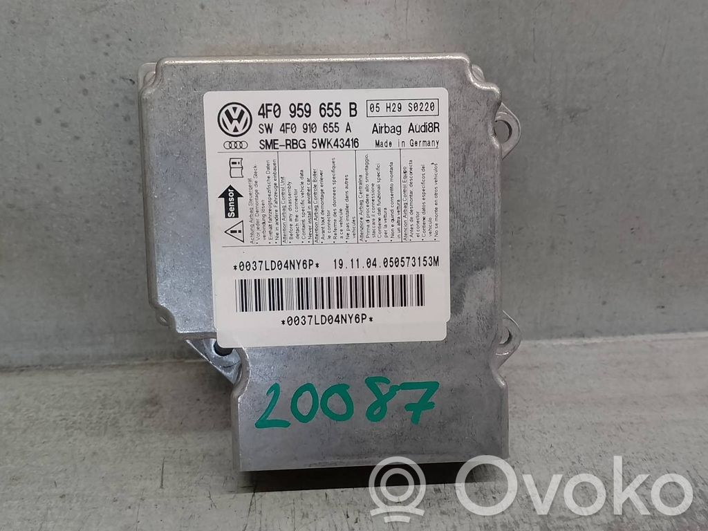 Audi A6 S6 C6 4F Centralina/modulo airbag