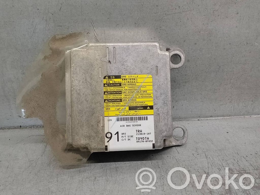 Turvatyynyn ohjainlaite/moduuli   891700F032,213819107,TRW