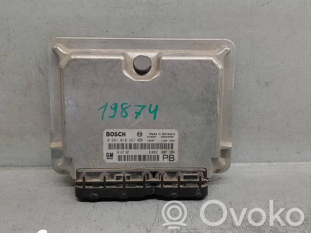 Unidad de control/módulo del motor   24417167,0281010267,BOSCH