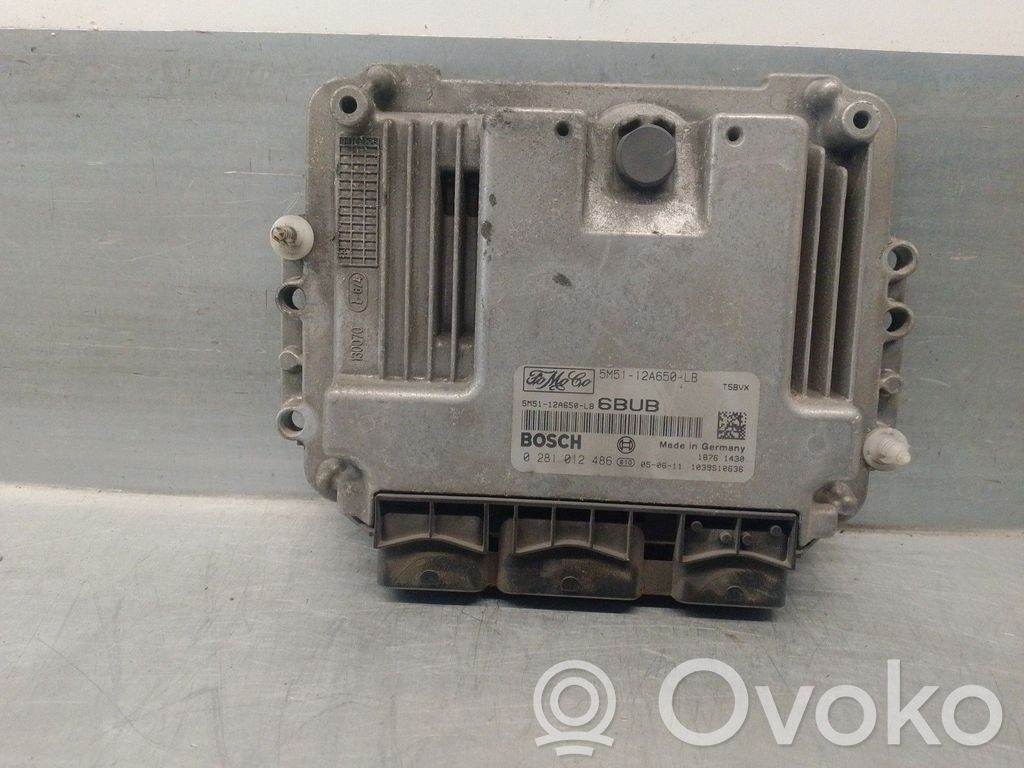 Engine control unit/module   5M5112A650LB,0281012486,BOSCH