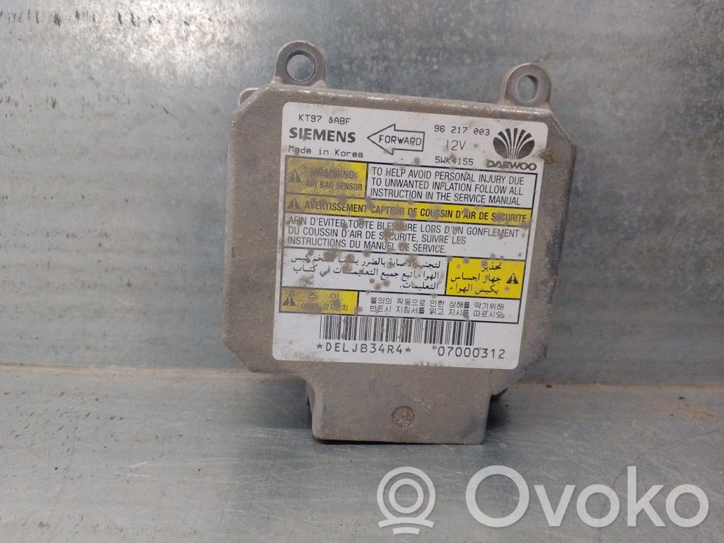 Daewoo Lanos Airbag control unit/module 