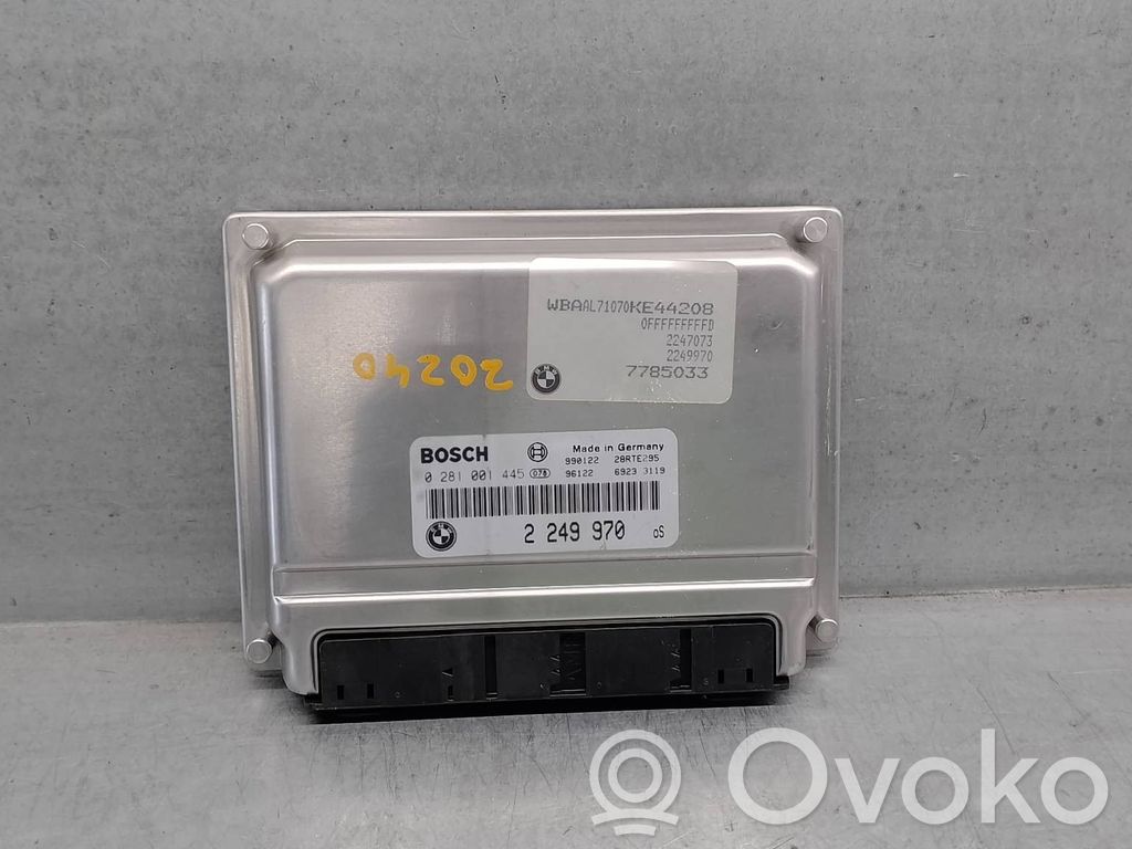 Engine control unit/module   2249970,0281001445,BOSCH