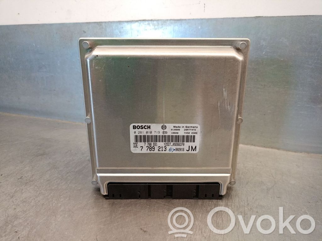 Engine control unit/module   7789213,0281010719BOSCH