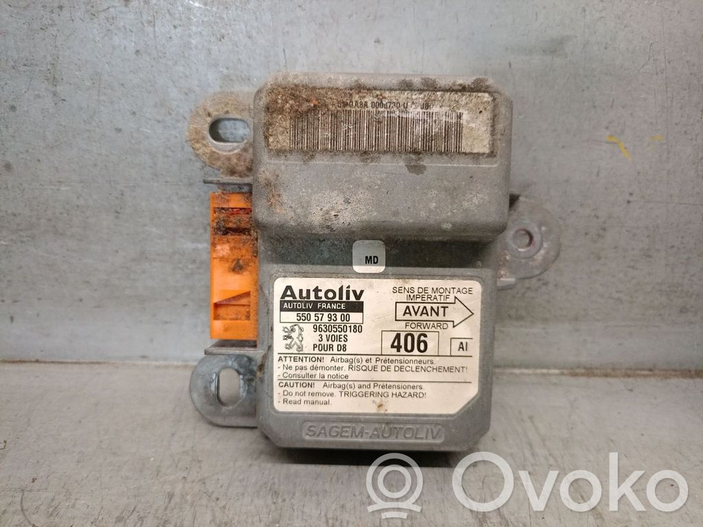 Sterownik / Moduł Airbag   9630550180,550579300AUTOLIV