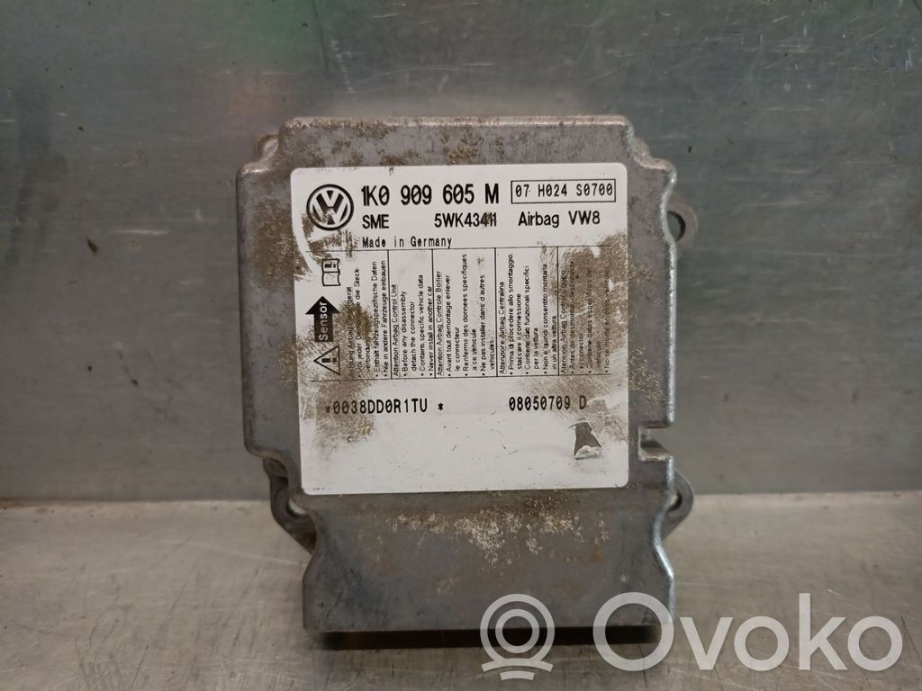 Skoda Octavia Mk2 (1Z) Sterownik / Moduł Airbag