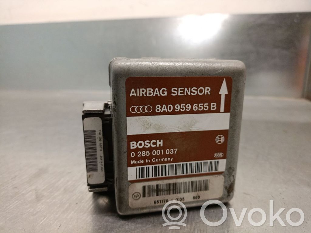 Unidad de control/módulo del Airbag   8A0959655B,0285001037BOSCH