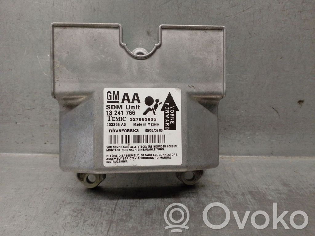 Centralina/modulo airbag   13241766,327963935TEMIC