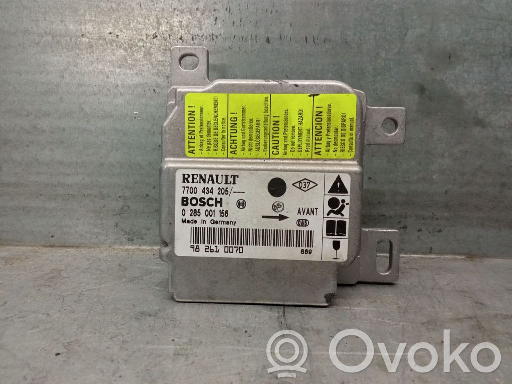 Renault Clio I Unidad de control/módulo del Airbag 