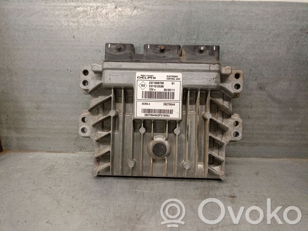 Unidad de control/módulo del motor   237100875R,28279544DELPHI