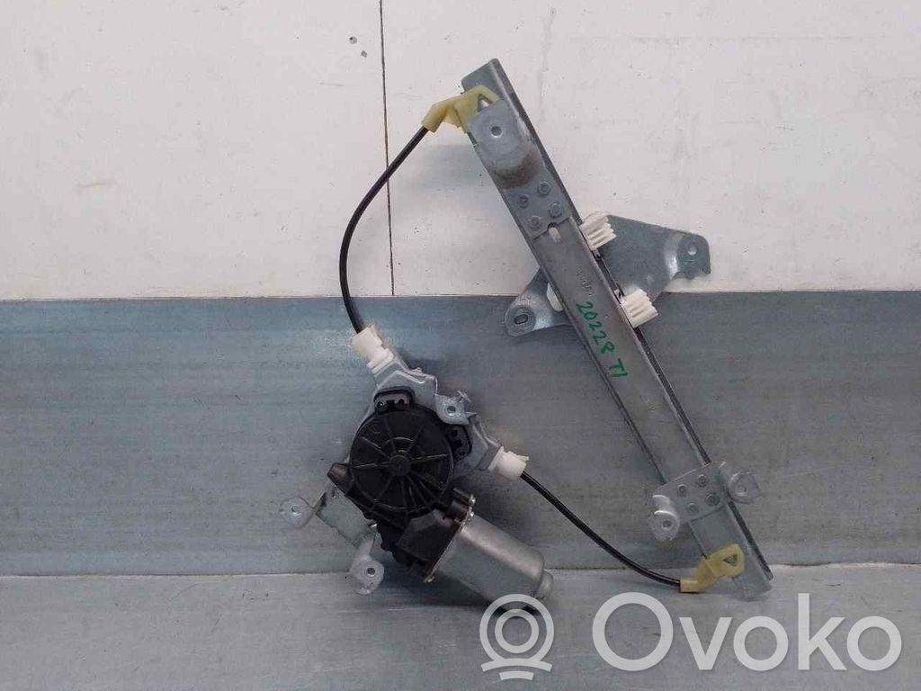 Nissan Qashqai Meccanismo di sollevamento del finestrino posteriore senza motorino