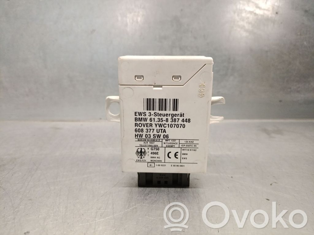 Immobilizer control unit/module   61358387448