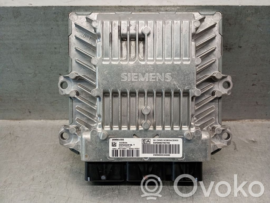 Unidad de control/módulo del motor   9655534080,5WS40261BSIEMENS