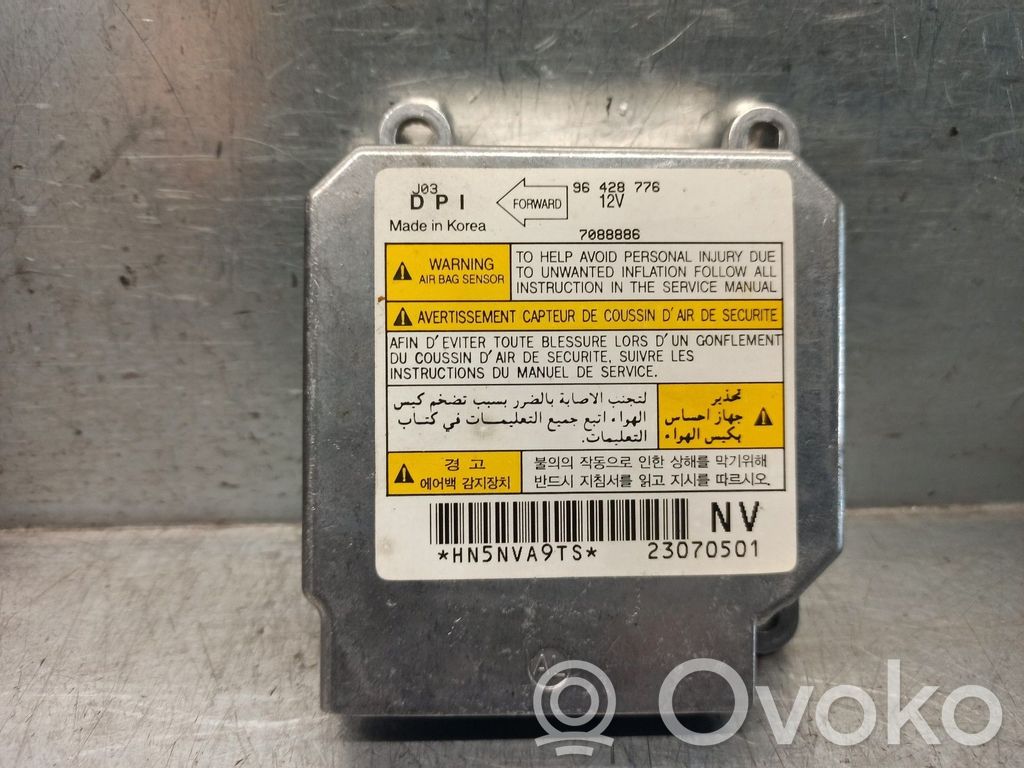 Chevrolet Lacetti Airbag control unit/module 