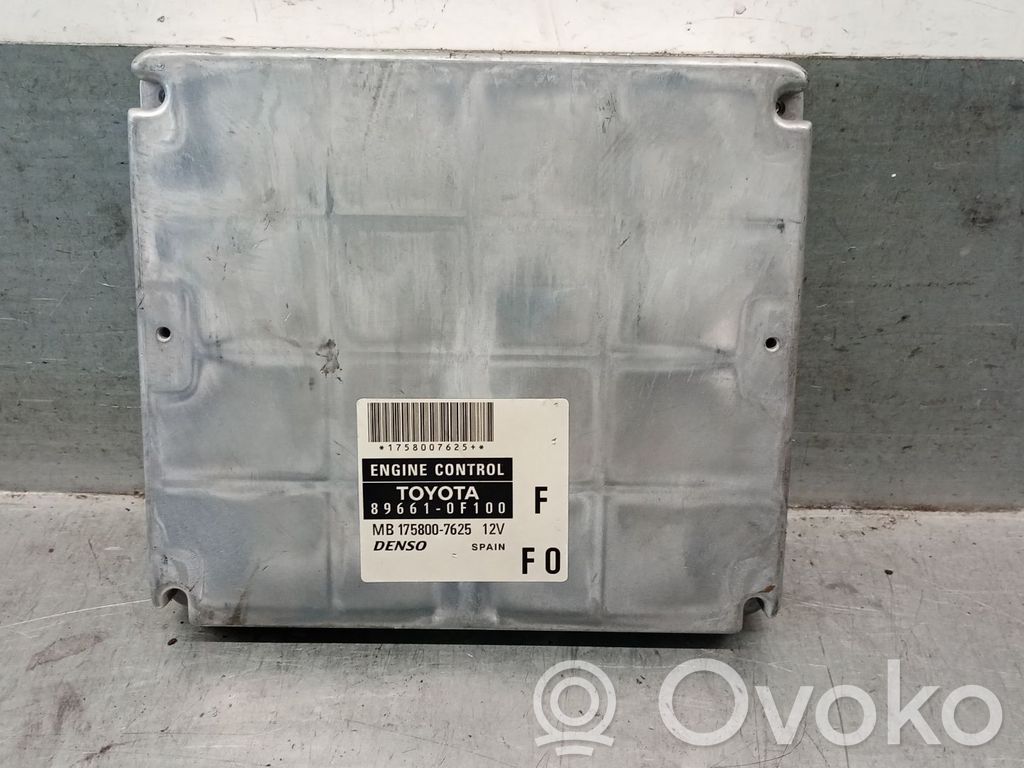 Sterownik / Moduł ECU   896610F100,MB1758007625DENSO