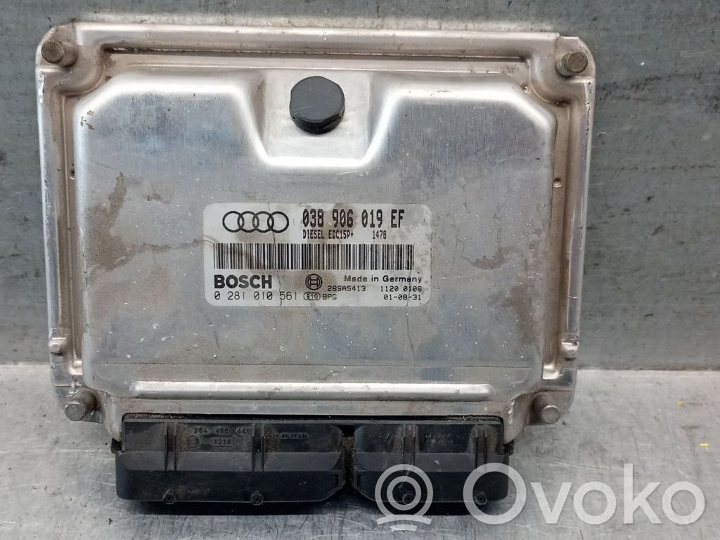 Engine control unit/module   038906019EF,0281010561BOSCH