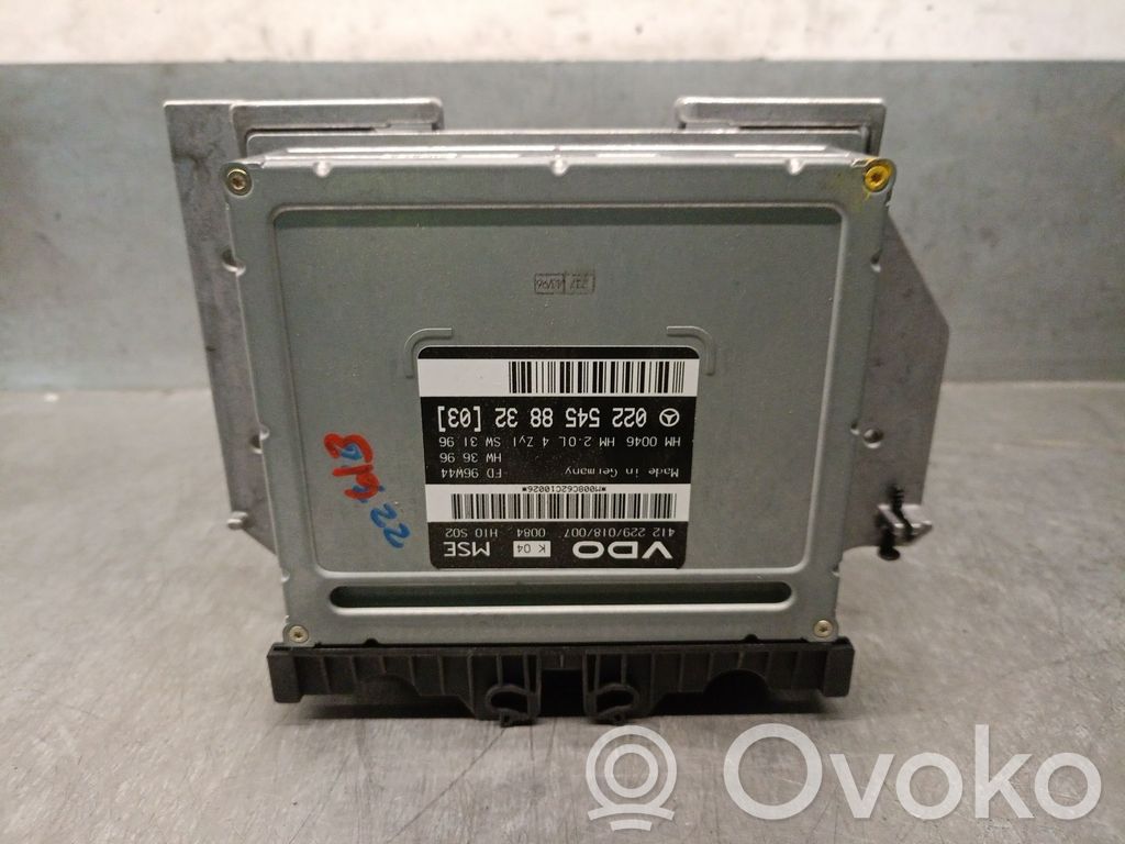 Engine control unit/module   0225458832,412229018007VDO