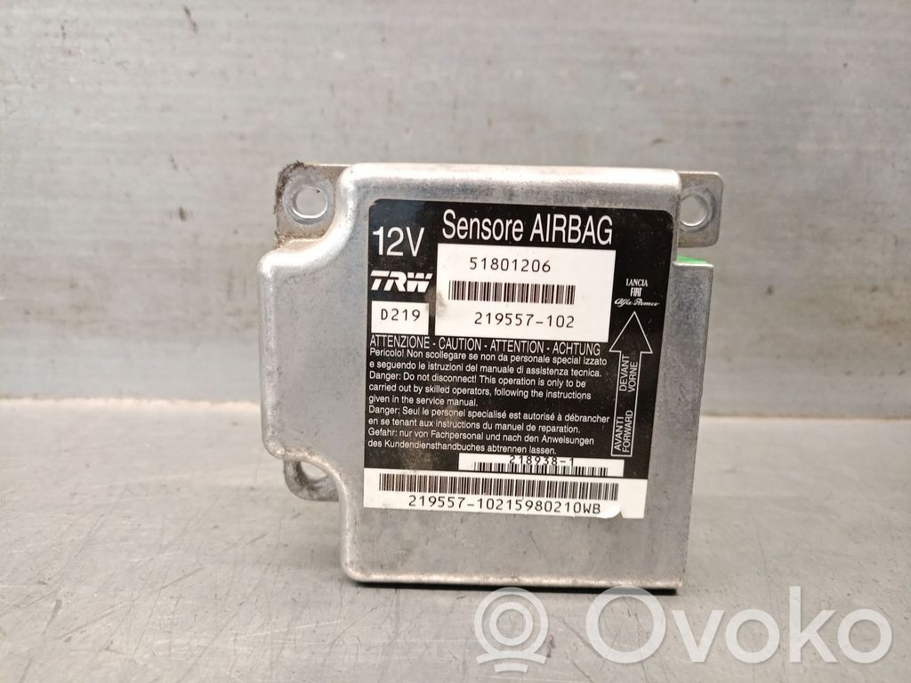 Lancia Musa Unidad de control/módulo del Airbag 